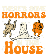 Theres Some Horrors In This House Funny Humor Halloween Button