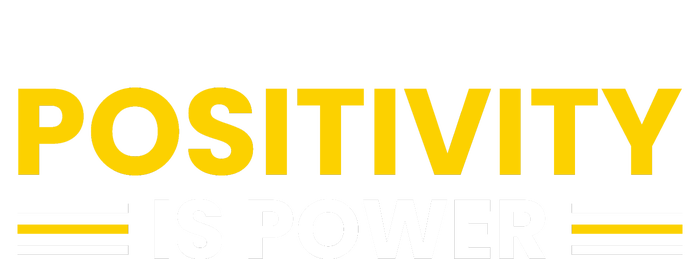 Positivity Is Power Typography Premium Hoodie