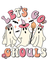 Lets Go Ghouls Cute Floral Ghost Costume Halloween Autumn Gift Coaster