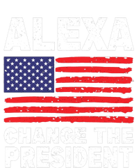 Alexa Change The President Funny Political Humor Bella+Canvas Jersey Crop Tee