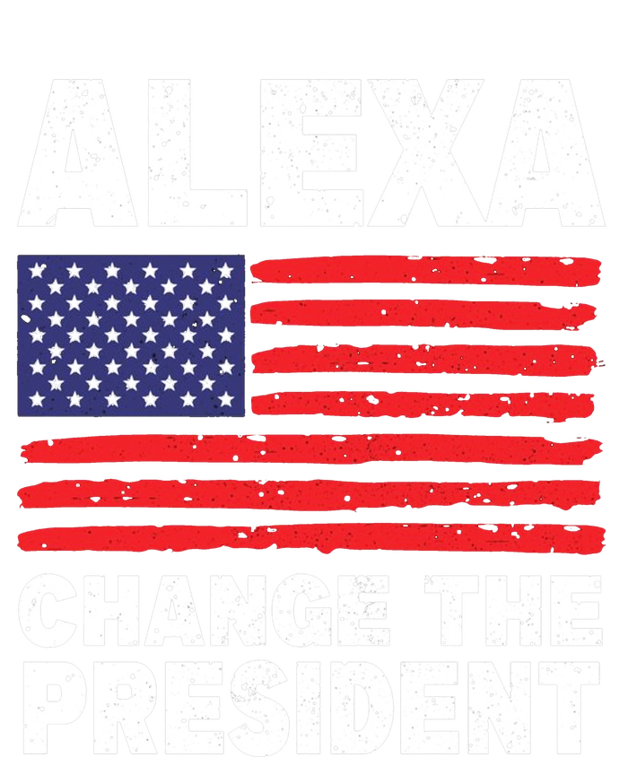 Alexa Change The President Funny Political Humor Bella+Canvas Jersey Crop Tee