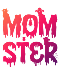 Mom Ster Funny Halloween Mom Spooky Mama Momster Gift Sustainable Beanie