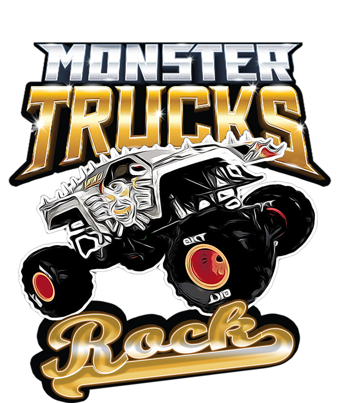 Monster Trucks Rock Funny Gift T-Shirt