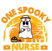 One Spooky Nurse Halloween Ghost Nurse Fall Scrub Rn Great Gift Tie-Dye Long Sleeve Shirt