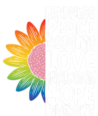 Kidness Peace Equality Love Inclusion Hope Diversity Ladies Essential Tank