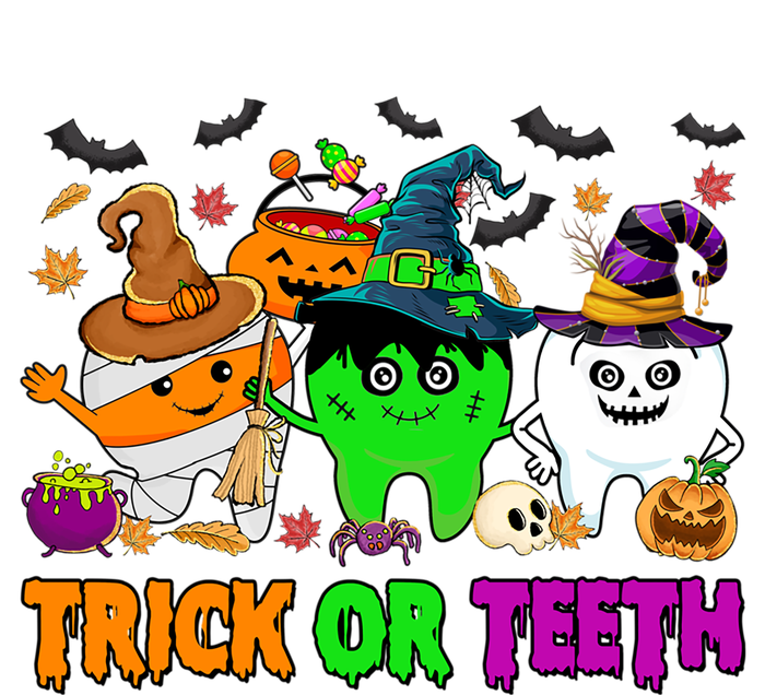 Spooky Dentist Halloween Trick Or Teeth Dental Assistant Cute Gift T-Shirt