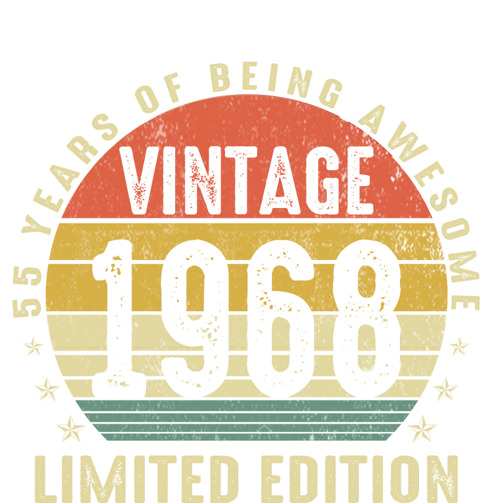 Vintage 1968 Limited Edition 55 Year Old Gifts 55th Birthday T-Shirt