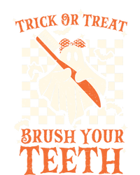 Trick Or Treat Brush Your Teeth Dentist Halloween Costume Funny Gift Women's V-Neck T-Shirt