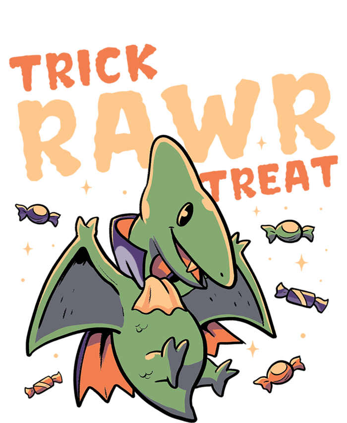 Trick Rawr Treat Cute Creepy Halloween Dino Vampire Gift Toddler Sweatshirt