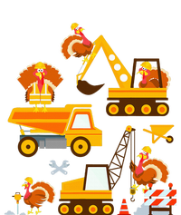 Construction Vehicle Thanksgiving Truck Turkey Sustainable Bucket Hat