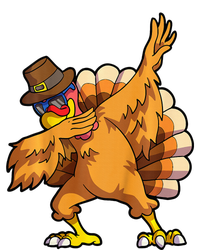 Thanksgiving Dabbing Turkey Day T-Shirt