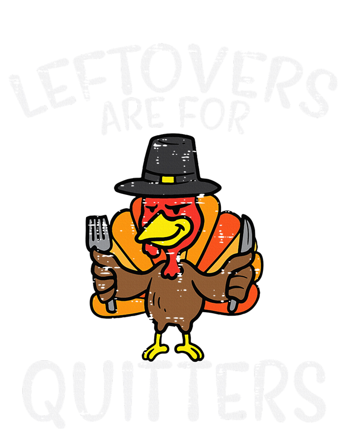 Leftovers Are For Quitters Funny Thanksgiving Grommeted Golf Towel