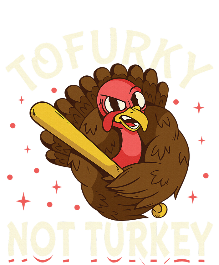 Tofurky Thanksgiving Turkey Funny Design Gift Tie-Dye T-Shirt