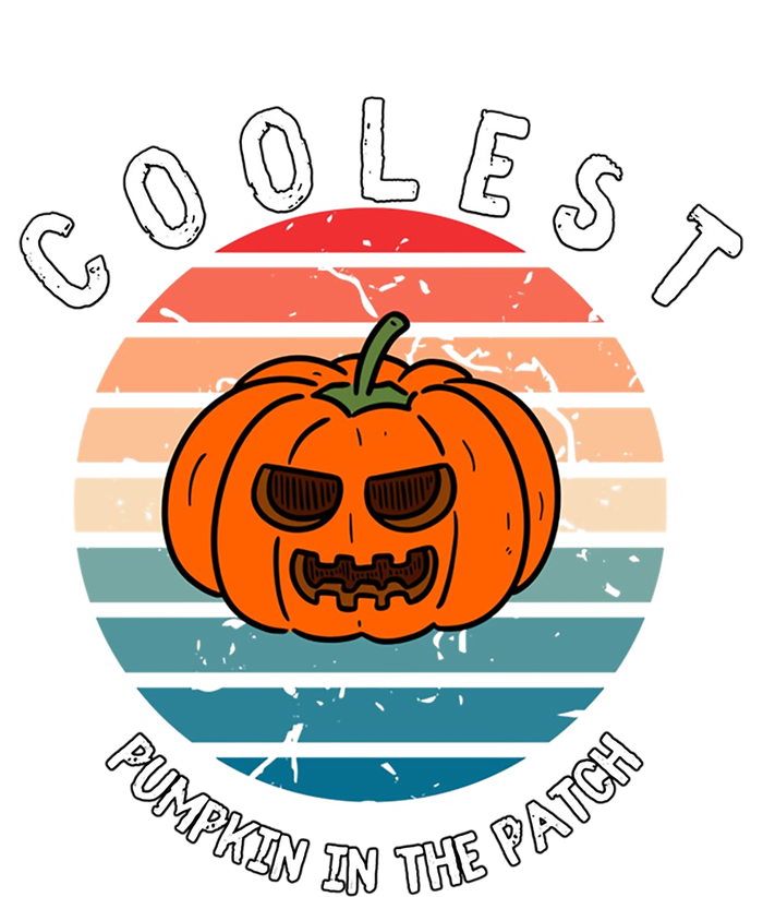 Vintage Coolest Pumpkin Happy Halloween Vibe Costume Gift Sustainable Knit Beanie