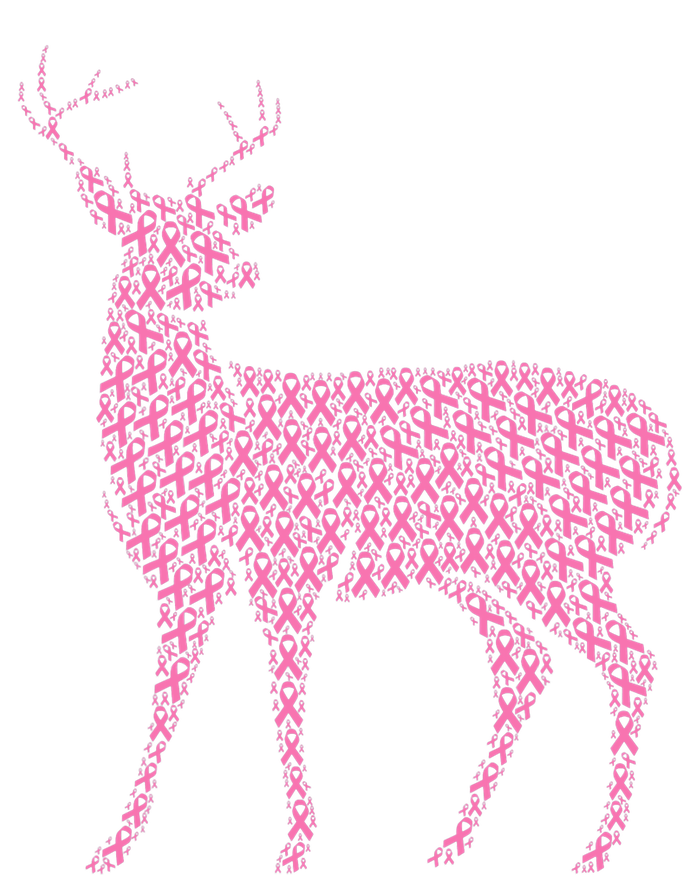 Breast Cancer Awareness Pink Ribbon & Survivor Deer T-Shirt