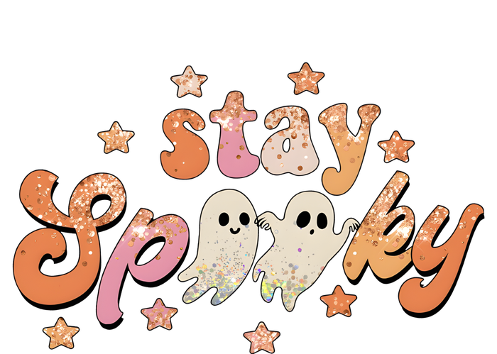 Stay Spooky Vibe Halloween Scary Ghost Funny T-Shirt