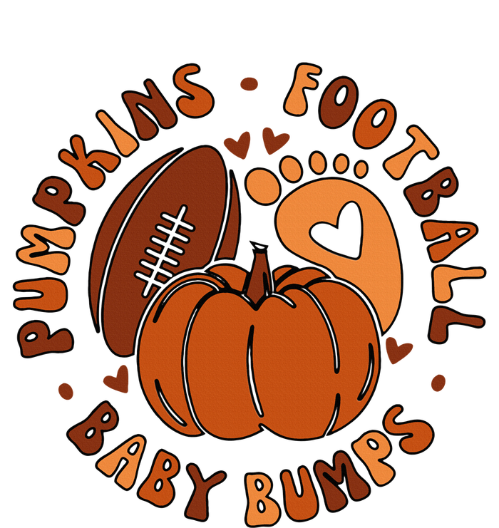 Pumpkins Football Baby Bumps Fall Thanksgiving Pregnancy USA-Made Snowflake Beanie