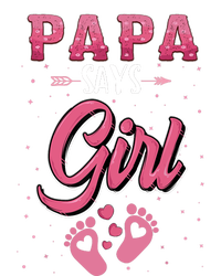 Gender Reveal Papa Says Girl Baby Matching Family Set Baby Long Sleeve Bodysuit