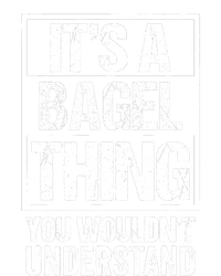 Funny Bagel Lover Text Design: Its A Bagel Thing Beygl Pom Pom 12in Knit Beanie