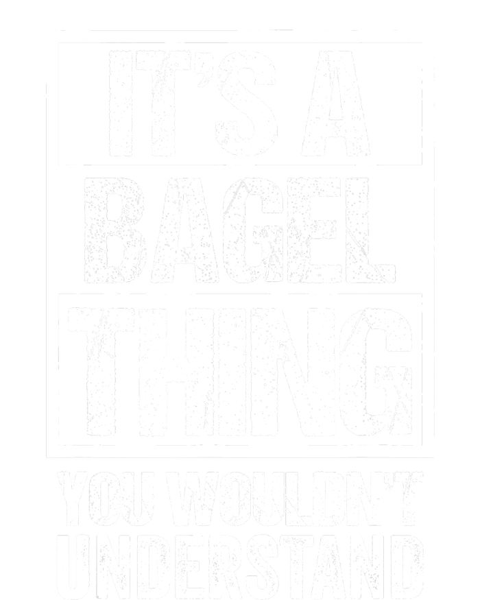 Funny Bagel Lover Text Design: Its A Bagel Thing Beygl Pom Pom 12in Knit Beanie