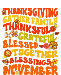 Retro Thankful Grateful Blessed Thanksgiving Fall Family Tie Dye Hoodie