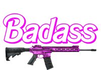 Badass Woman Ar15 Pro Gun 2nd Amendment Guns Rights Full Zip Hoodie