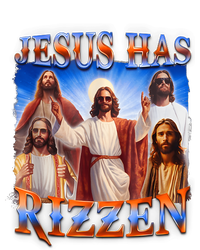 Jesus Has Rizzen Funny Christian Quote For Religion Lovers Kids Tie-Dye T-Shirt