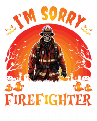 The Nice Firefighter Halloween Skeleton Costume Fire Meaningful Gift Canvas