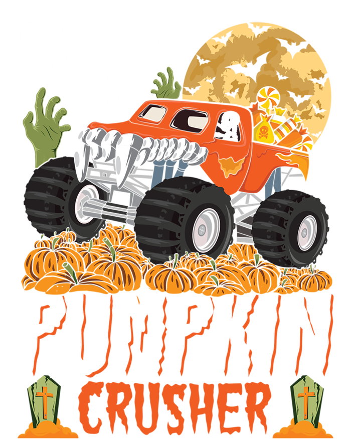 The Pumpkin Crusher Halloween Monster Truck Gift Full Zip Hoodie