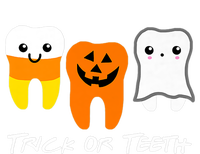 Trick Or Teeth Cute Dental Halloween Hygienist Dentist Rdh Gift Women's Racerback Tank