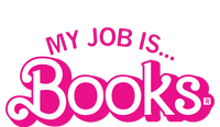 My Job Is Books Retro Pink Style Reading Books T-Shirt