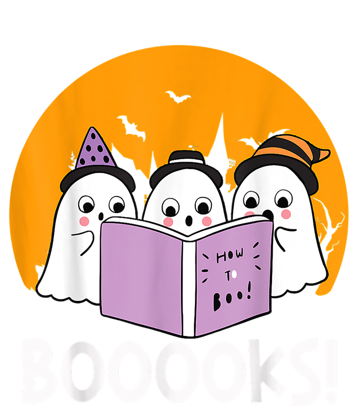 Funny Halloween Booooks! Cute Ghost Reading Library Books Gift T-Shirt