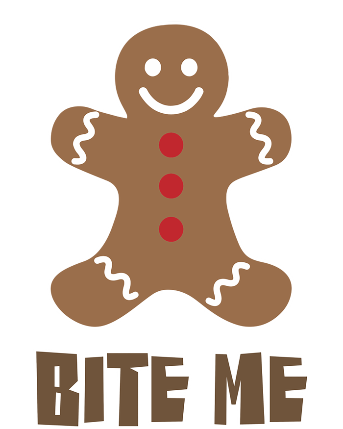 Bite Me (Gingerbread For Christmas) Cute Gift Sustainable Knit Beanie