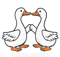 Funny Goose Bumps Silly Goose Minimalist Duck Sweatshirt