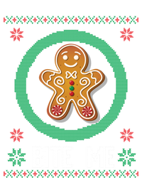 Christmas Ugly Sweater Gingerbread Cookie Funny Bite Me Gift T-Shirt