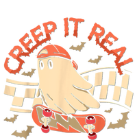 Creep It Real Ghost Skateboard Halloween Retro Grovvy Fall Gift Toddler T-Shirt