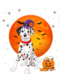 Dalmatian Halloween Costume Pumpkin Dalmatian Gift Ceramic Bell Ornament