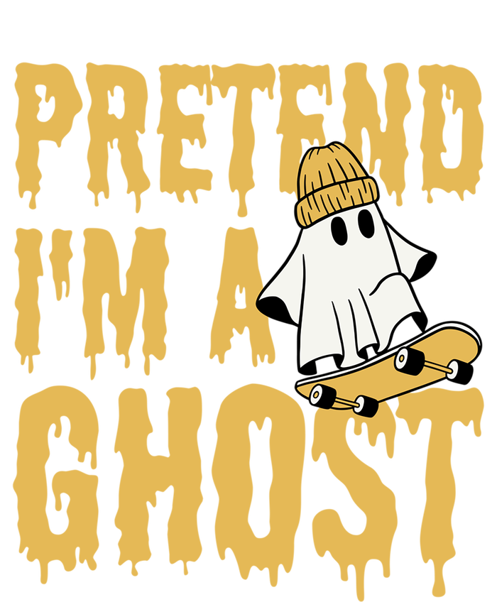 Funny Pretend I’M A Ghost Skateboard Cute Halloween Gift T-Shirt