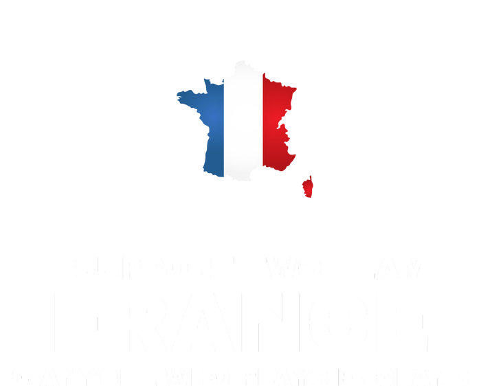 I Support Two Team France And Anyone Who Plays England Daily Commute Backpack