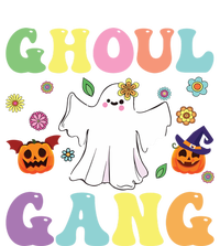 Ghoul Gang Groovy Hey Boo Pumpkin Boo Crew Halloween Retro Funny Gift Striped Beanie with Solid Band