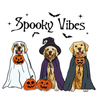 Golden Retriever Ghost Dogs Halloween Dog Witch Spooky Vibes Great Gift T-Shirt