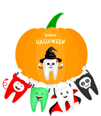 Pumpkin With Dental Squad Halloween Ghost Vampire Cute Teeth Great Gift T-Shirt