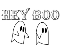 Halloween Hey Boo Ghost Gift T-Shirt