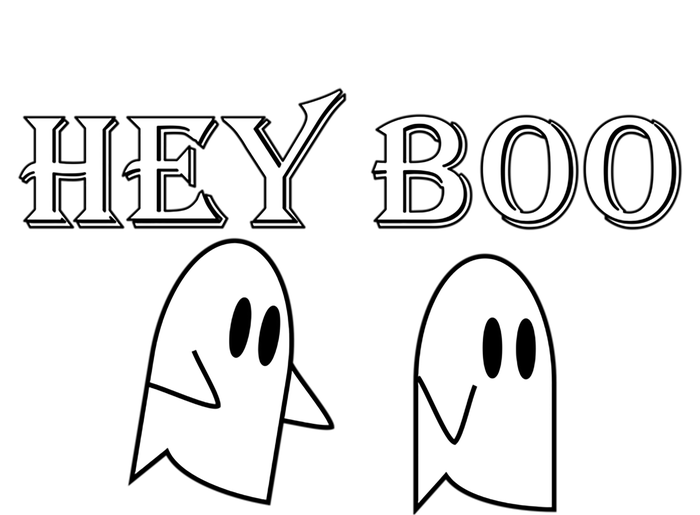 Halloween Hey Boo Ghost Gift T-Shirt