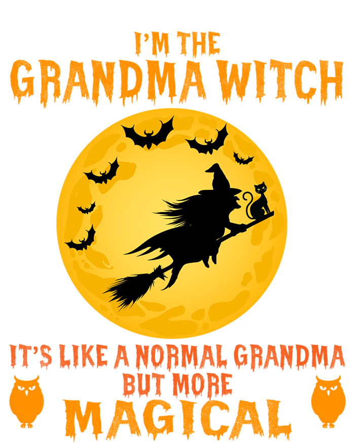 Im The Grandma Witch Halloween Magical Broom Funny Gift Infant Baby Jersey Bodysuit