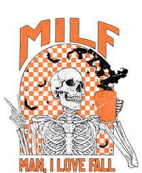 Milf I Love Fall Funny Skeleton Pumpkin Spice Funny Gift T-Shirt