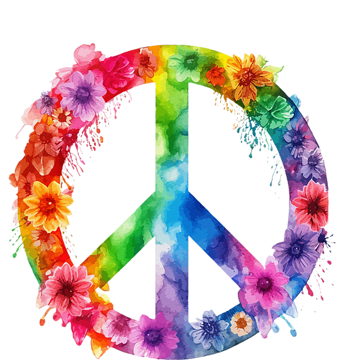 PEACE Love Hippie SIGN LOVE Flower World Peace Day Women's T-Shirt