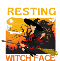 Resting Witch Face Fun Halloween Gift Women's V-Neck T-Shirt