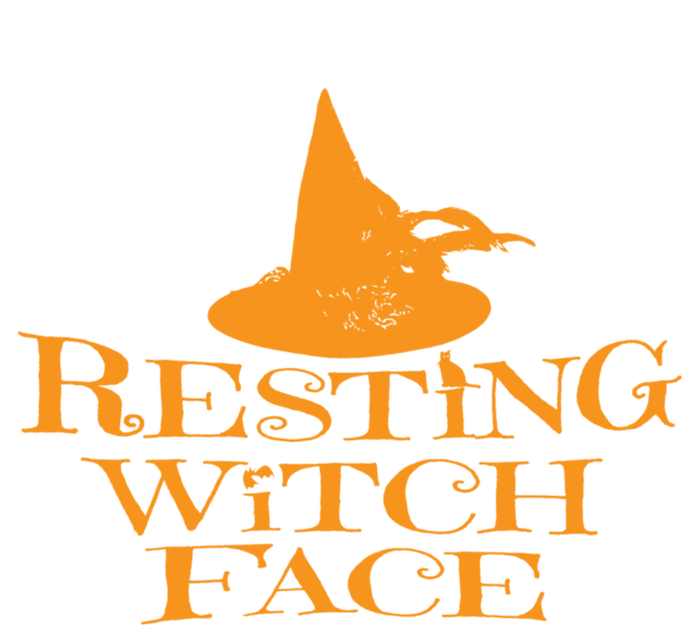 Resting Witch Face Orange Witch Hat Cute Gift T-Shirt