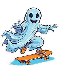 Retro Ghost Skateboard: Spooky Design For Halloween Lovers Gift Kids Long Sleeve Shirt